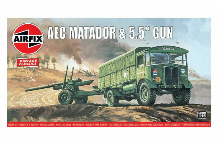 AEC Matador & 5.5" Gun (1:76) - A01314V