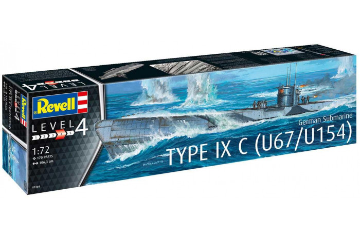 German Submarine Type IXC U67/U154 (1:72) - 05166