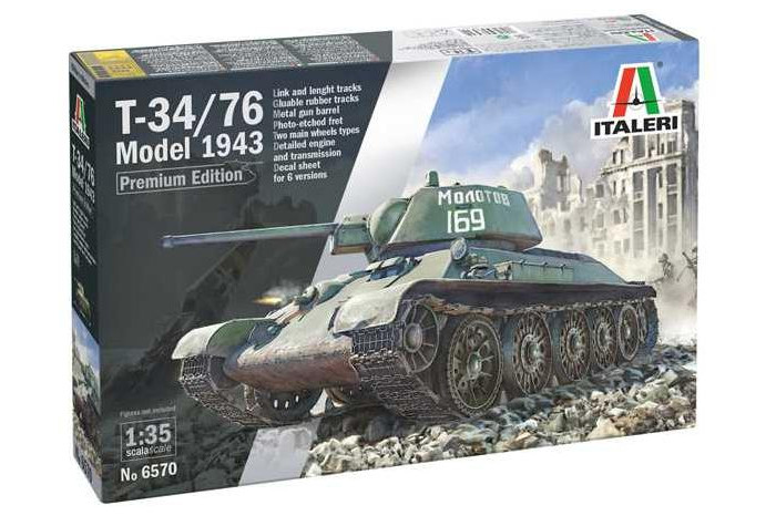 Model Kit tank 6570 - T-34/76 Mod. 43 (1:35)