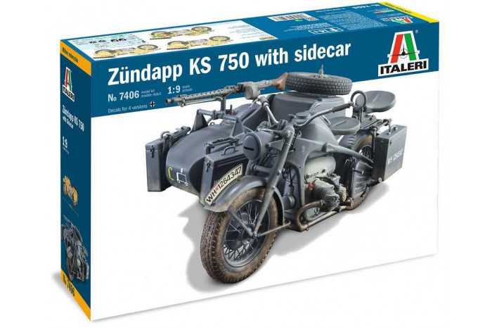 Zundapp KS 750 with sidecar (1:9) - 7406