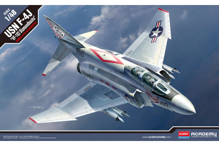 USN F-4J VF-102 Diamondbacks (1:48) - 12323