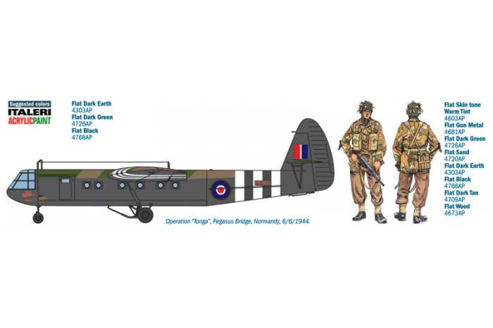 AS.51 HORSA Mk.I/II & British Paratr. (1:72) - 1356
