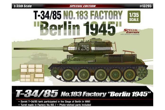 T-34/85 No.183 Factory "Berlin 1945" (1:35) - 13295