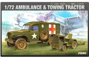 US AMBULANCE & TRACTOR (1:72) - 13403
