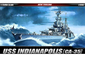 USS CA-35 INDIANAPOLIS (1:350) - 14107
