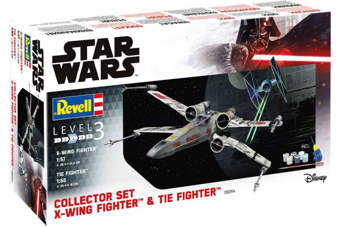 X-Wing Fighter (1:57) + TIE Fighter (1:65) - 06054