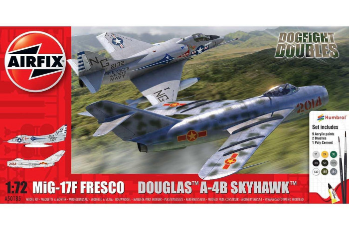 Mig 17F Fresco Douglas A-4B Skyhawk Dogfight Double (1:72) - A50185