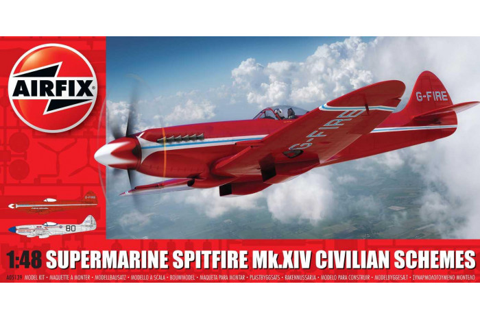 Supermarine Spitfire MkXIV Civilian Schemes (1:48) - A05139