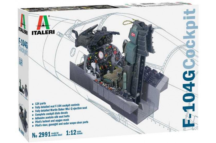 F-104 G STARFIGHTER COCKPIT (1:12) - 2991