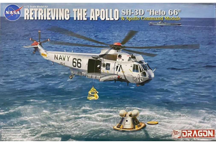 Apollo Recovery SH-3D "Helo 66" & Apollo Command Module (1:72) - 11026