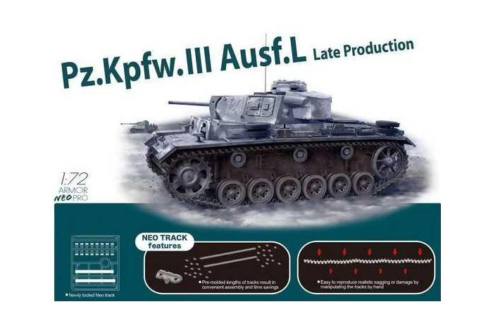Pz.Kpfw.III Ausf.L Late Production w/Neo Track (1:72) - 7645