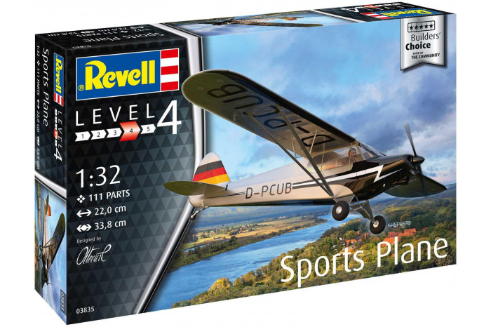 Plastic ModelKit letadlo 03835 - Builders Choice Sports Plane (1:32)