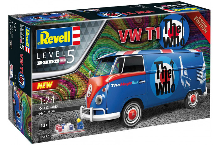 Gift-Set auto 05672 - VW T1 "The Who" (1:24)