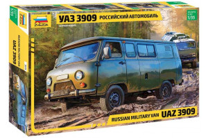 Model Kit military 3644 - UAZ 3909 Russian Military Van (1:35)