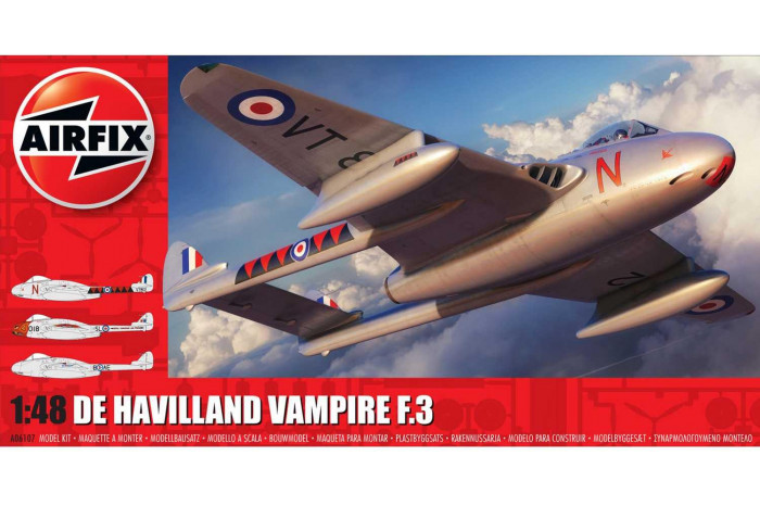 de Havilland Vampire T.3 (1:48) - A06107