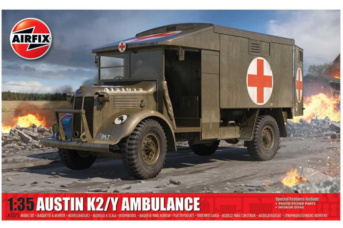 Classic Kit military A1375 - Austin K2/Y Ambulance (1:35)