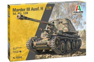 Model Kit military 6566 - Sd.Kfz 138 Ausf. H Marder III with crew (1:35)
