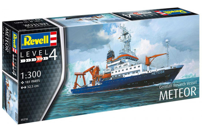 Plastic ModelKit loď 05218 - German Research Vessel Meteor (1:300)