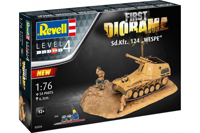 Gift-Set diorama - Sd.Kfz. 124 Wespe (1:76) -  03334