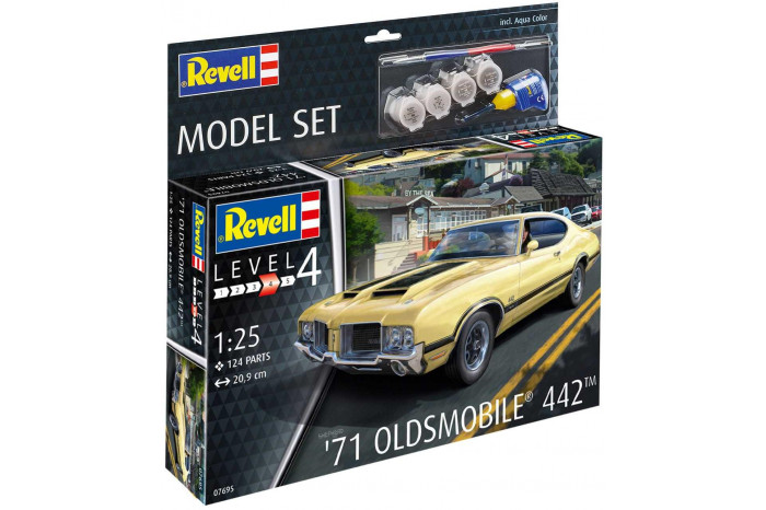 ModelSet auto 67695 - 71 Oldsmobile 442 Coupé (1:24)