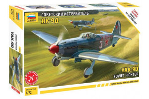 Model Kit letadlo 7313 - YAK-9 Soviet fighter (1:72)