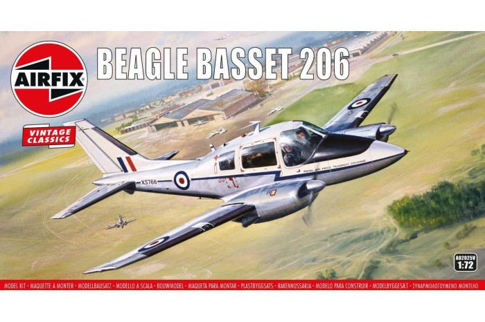 Classic Kit VINTAGE letadlo A02025V - Beagle Basset 206 (1:72)