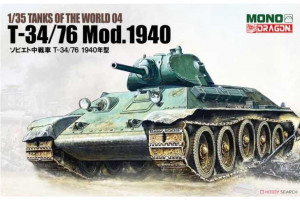 Model Kit tank MD004 - T-34/76 MOD.1940 (1:35)