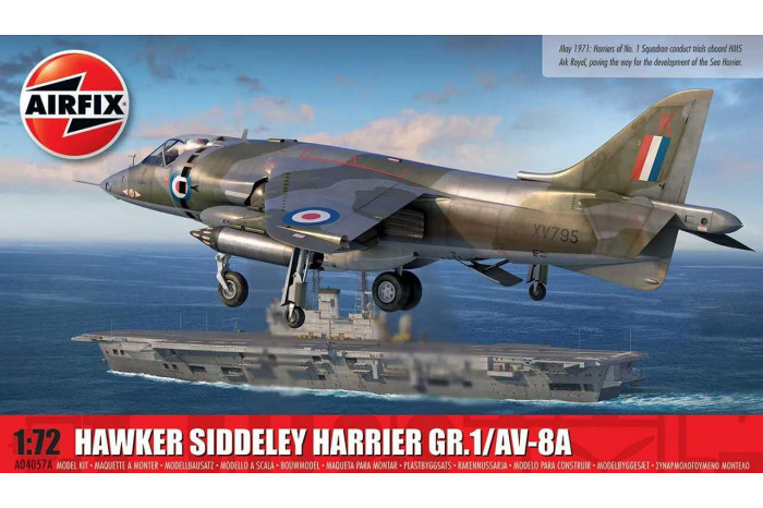 Hawker Siddeley Harrier GR.1/AV-8A (1:72) - A04057A