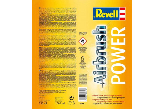 Airbrush Power 39661 - stlačený vzduch 750ml