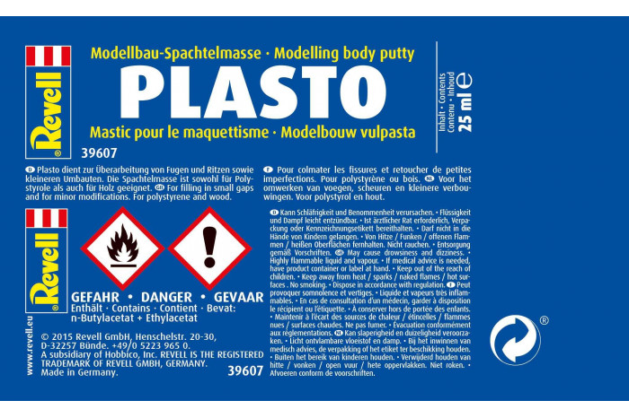 Plasto 39607 - modelářský tmel 25g