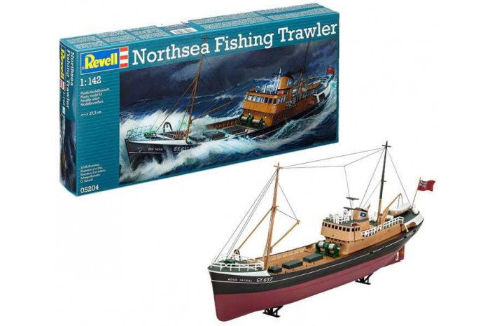 Plastic ModelKit loď 05204 - Northsea Fishing Trawler (1:142)