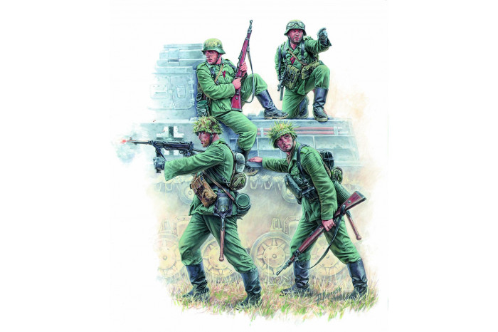 Model Kit figurky 3582 - German Panzergrenadiers (1:35)