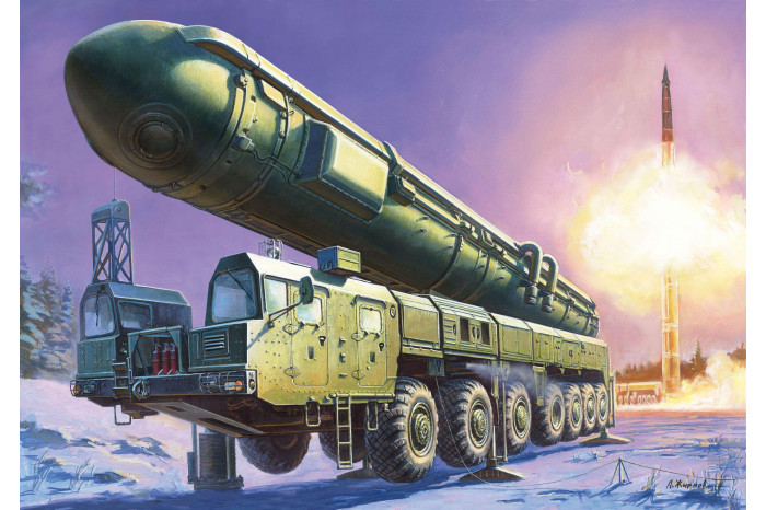 Model Kit military 5003 - Ballistic Missile Launcher "Topol" (1:72)