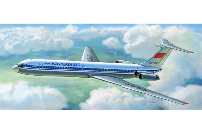 Model Kit letadlo 7013 - Ilyushin IL-62M (1:144)
