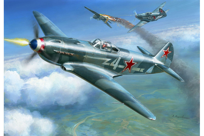 Snap Kit letadlo 7301 - Yak-3 Soviet Fighter (1:72)