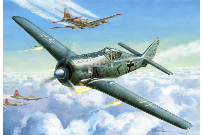 Snap Kit letadlo 7304 - FockeWulf 190 A4 (1:72)