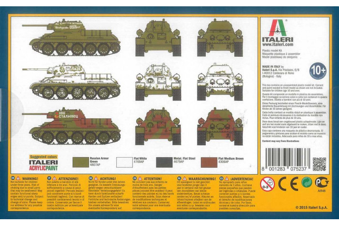 Fast Assembly tanky 7523 - T 34 / 76 m42 (1:72)