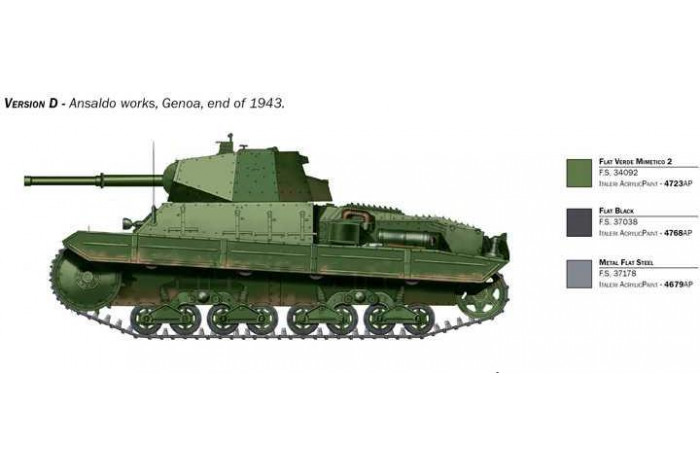 Model Kit tank PRM edice 6599 - CARRO ARMATO P 40 (1:35)