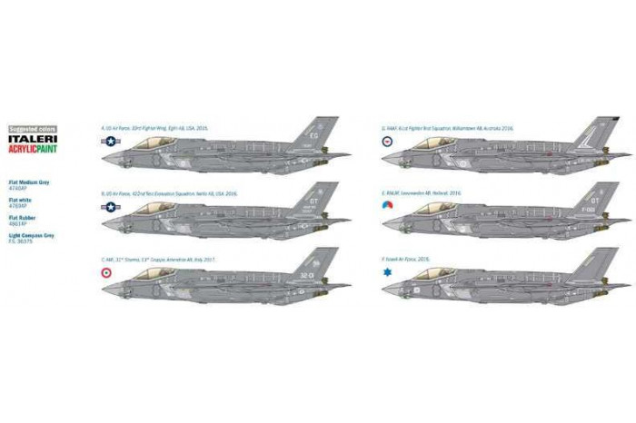 Model Kit letadlo 2506 - F-35A LIGHTNING II (1:32)