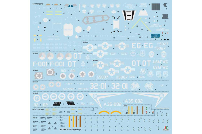 Model Kit letadlo 2506 - F-35A LIGHTNING II (1:32)