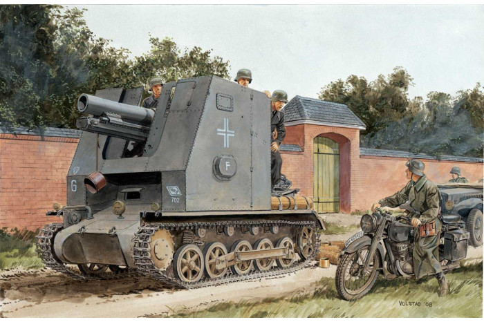 Model Kit military 6259 - 15cm s.IG.33 (Sf) AUF Pz.Kpfw.I Ausf.B (SMART KIT) (1:35)