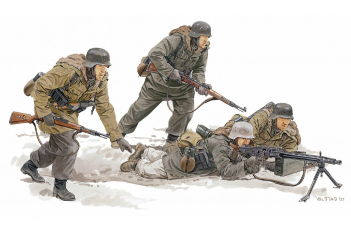 Model Kit figurky 6372 - WINTER GRENADIERS, WIKING DIVISION (EASTERN FRONT 1943-45) (GEN2) (1:35)
