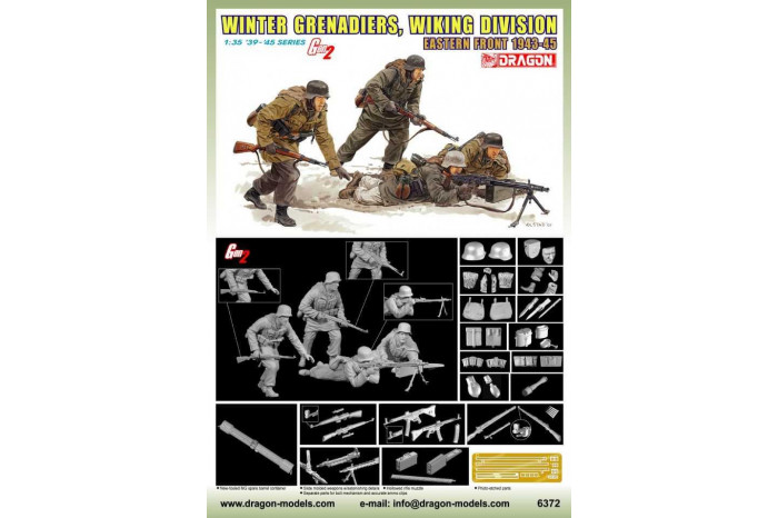 Model Kit figurky 6372 - WINTER GRENADIERS, WIKING DIVISION (EASTERN FRONT 1943-45) (GEN2) (1:35)