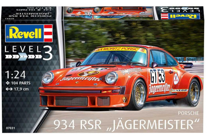 Plastic ModelKit auto 07031 - Porsche 934 RSR "Jägermeister" (1:24)
