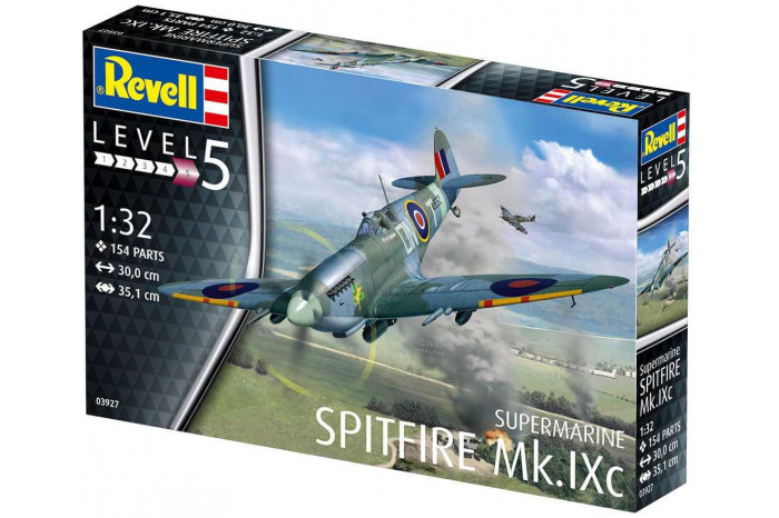 Plastic ModelKit letadlo 03927 - Spitfire Mk.IXC (1:32)