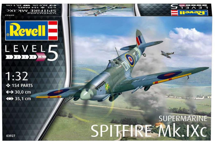 Plastic ModelKit letadlo 03927 - Spitfire Mk.IXC (1:32)
