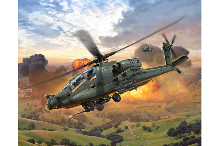 ModelSet vrtulník 64985 - AH-64A Apache (1:100)