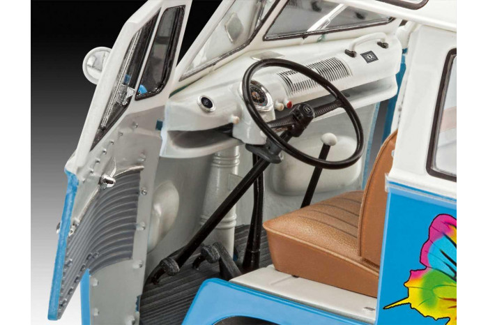 Plastic ModelKit auto 07050 - VW T1 Samba Bus "Flower Power" (1:24)