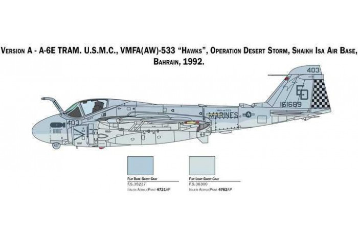 Model Kit letadlo 1392 - A-6E TRAM INTRUDER (1:72)