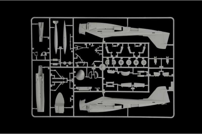 Model Kit letadlo 1392 - A-6E TRAM INTRUDER (1:72)